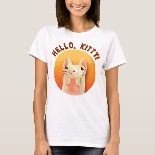 hallo, Kat! T-shirt (Voorkant)