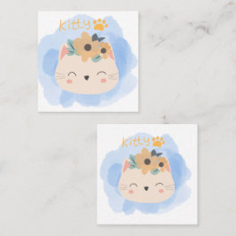 hallo Kat Vierkante Visitekaartje