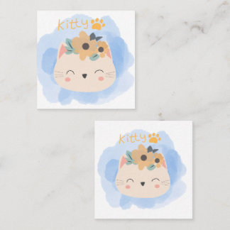 hallo Kat Vierkante Visitekaartje