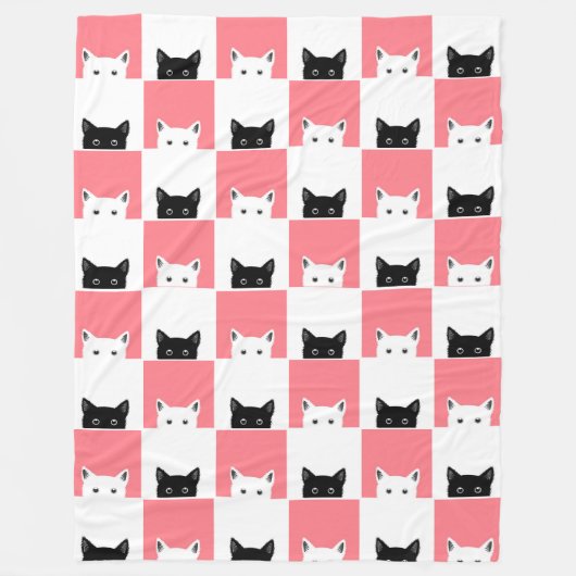 Hallo Katten 60x80 fleece deken (Voorkant)