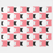 Hallo Katten 60x80 fleece deken (Voorkant (Horizontaal))
