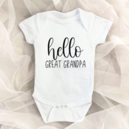 hallo kennisgeving van grootvader-zwangerschap romper