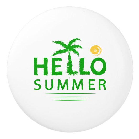 hallo keramische knop (Voorkant)