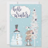 hallo kerstkaart (Voorkant)