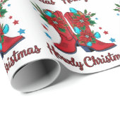 Hallo Kerstlaarzen Cadeaupapier (Rol Hoek)