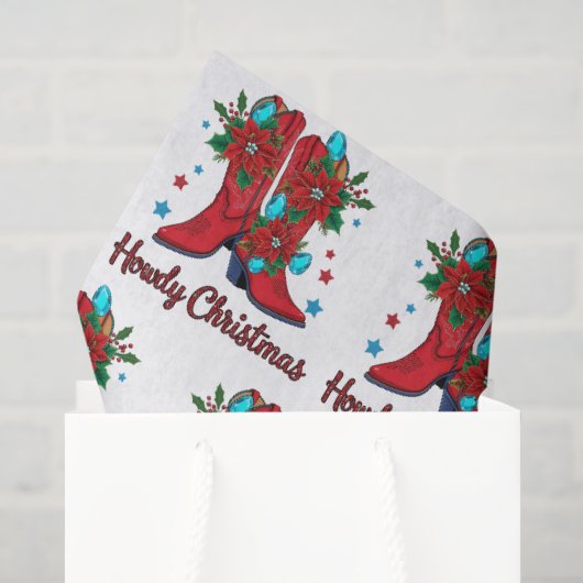 Hallo Kerstlaarzen Tissuepapier (Cadeauzakje)