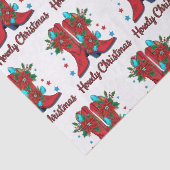 Hallo Kerstlaarzen Tissuepapier (Detail)