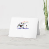 Hallo Kerstmis! Telefoonnummer opnieuw leeg Feestdagen Kaart (Achterkant)