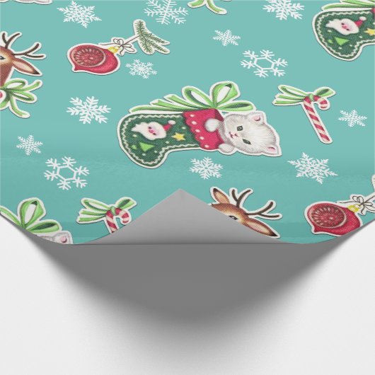 hallo kerstpapier cadeaupapier (Hoek)