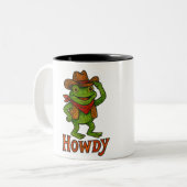 Hallo Kikker Tweekleurige Koffiemok (Voorkant links)
