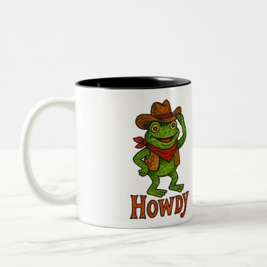 Hallo Kikker Tweekleurige Koffiemok (Links)