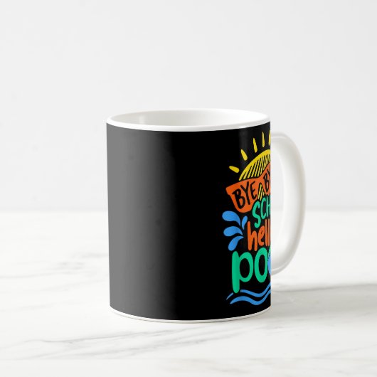 Hallo Kind Bye Bye School Koffiemok (Voorkant rechts)