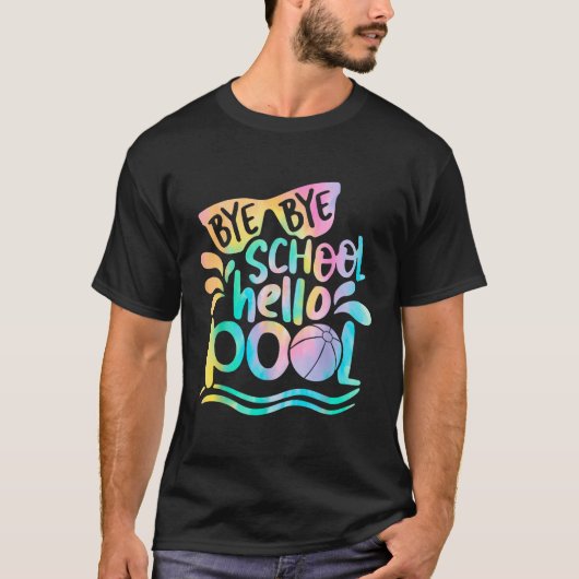 Hallo Kind Bye Bye School T-shirt (Voorkant)
