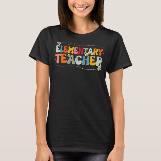 Hallo Kind Elementary Vibes T-shirt (Voorkant)