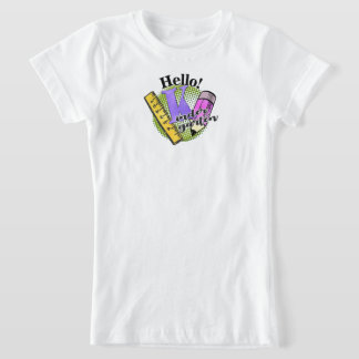 hallo Kinder Garten Grade Shirt, terug naar school T-shirt