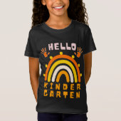 hallo KINDERGARTEN - COOL RAINBOW T-shirt (Voorkant)
