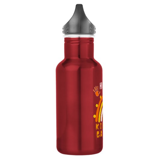 hallo KINDERGARTEN - COOL RAINBOW Waterfles (Links)