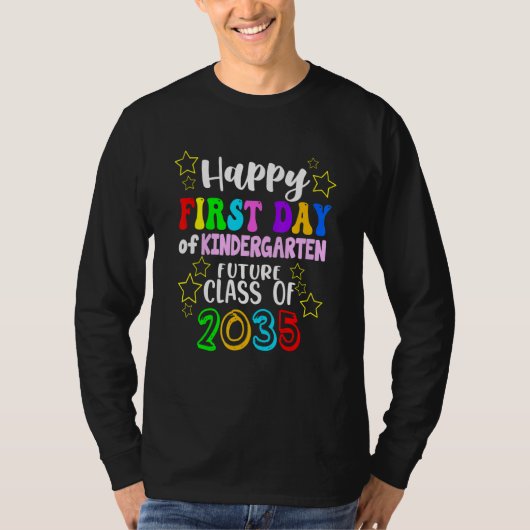 hallo Kindergarten eerste dag van de kleuterschool T-shirt (Voorkant)