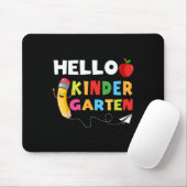 hallo Kindergarten Kindergarten Terug naar Schoo Muismat (Met muis)