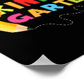 hallo Kindergarten Kindergarten Terug naar Schoo Poster (Hoek)