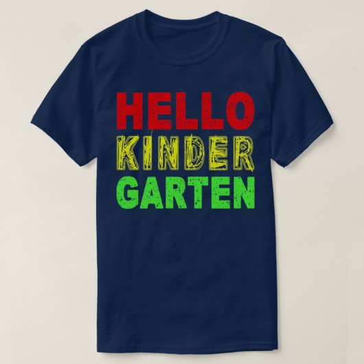 hallo Kindergarten Klassic TShirt (Design voorkant)