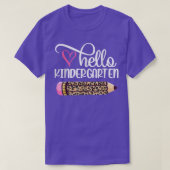 hallo Kindergarten-luipaard T-shirt (Design voorkant)