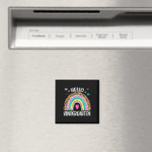hallo Kindergarten Rainbow, eerste dag terug naar Magneet (Insitu (Vaatwasser))