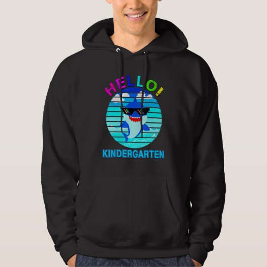 hallo Kindergarten Shark Baby Hoodie (Voorkant)