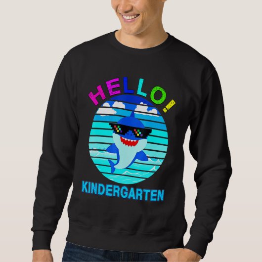 hallo Kindergarten Shark Baby Trui (Voorkant)