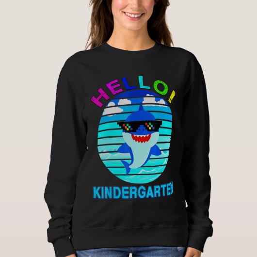 hallo Kindergarten Shark Baby Trui (Voorkant)