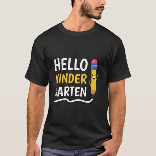hallo Kindergarten T-shirt (Voorkant)