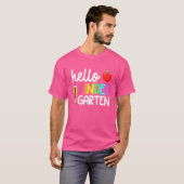 hallo Kindergarten Team Kinder Terug naar school T T-shirt (Voorkant volledig)