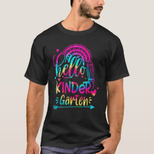 hallo Kindergarten Team laat de verf terug naar sc T-shirt