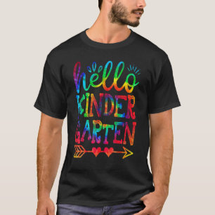 hallo Kindergarten terug naar school T-shirt