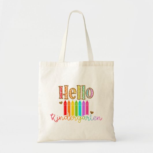 hallo Kindergarten Tote Bag (Voorkant)