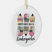 hallo Kindertuin Terug naar school Leerschool Keramisch Ornament (Rechts)