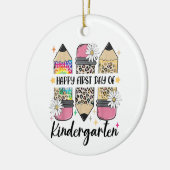 hallo Kindertuin Terug naar school Leerschool Keramisch Ornament (Links)
