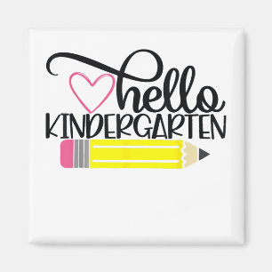hallo Kindertuin Terug naar school Leerschool Magneet