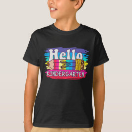 hallo Kindertuin Terug naar school T-shirt