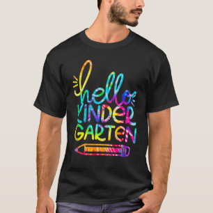 hallo Kindertuinraad terug naar schoolleraar K T-shirt