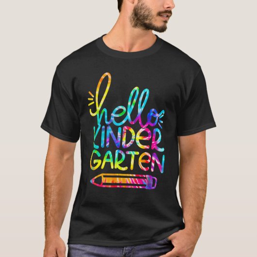 hallo Kindertuinraad terug naar schoolleraar K T-shirt (Voorkant)
