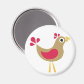 Hallo Kip! Funky Chicken Magnet (Voorkant / Achterkant)