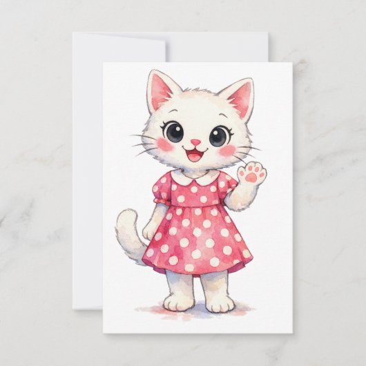 Hallo Kitty! Bedankkaart (Voorkant)