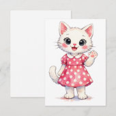 Hallo Kitty! Bedankkaart (Voorkant / Achterkant)