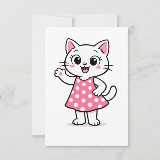 Hallo Kitty Bedankkaart (Voorkant)