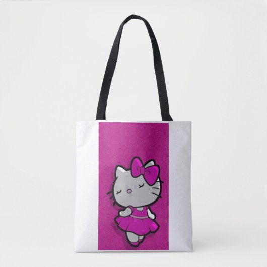 Hallo kitty boodschappentota tote bag (Voorkant)