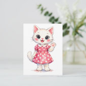 Hallo Kitty! Briefkaart (Staand voorkant)