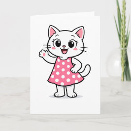 Hallo Kitty Feestdagen Kaart
