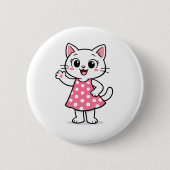 Hallo Kitty Ronde Button 5,7 Cm (Voorkant)
