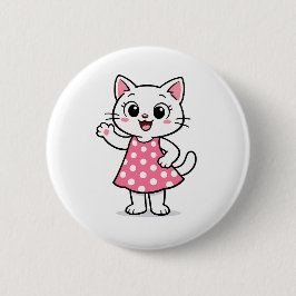 Hallo Kitty Ronde Button 5,7 Cm